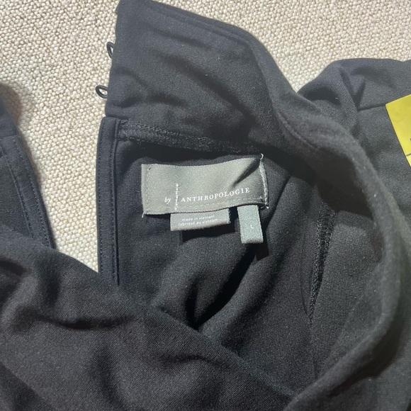 Anthropologie Sleeveless Faux Wrap Neckline Comfy Jersey Top - Picture 5 of 7